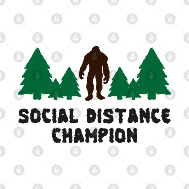 Social Distance Champion by happysquatch