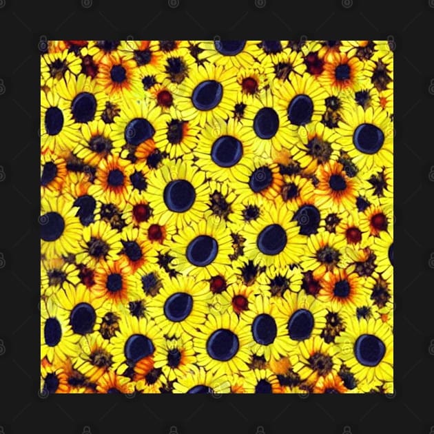 Sunflowers pattern by TrapperWeasel