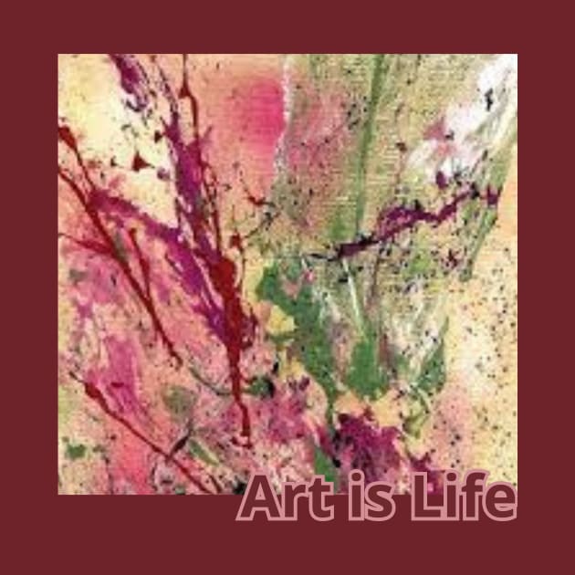 Artistic Life Journey / Art is Life / Art Lovers Gift by benzshope