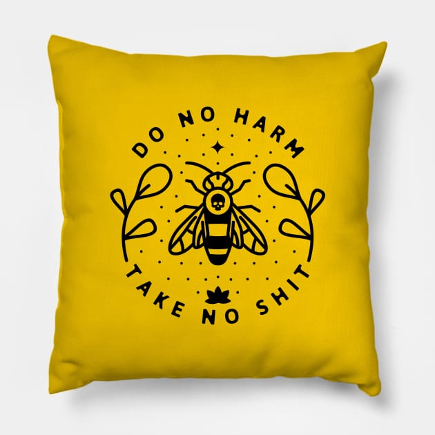 Do No Harm Pillow by RAD