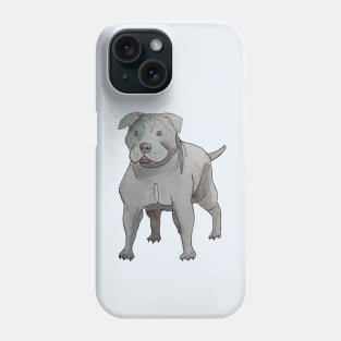 English Staffordshire Bull terrier Phone Case