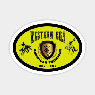 Western Era aka American Frontier - Yellow, Black and Gold Magnet