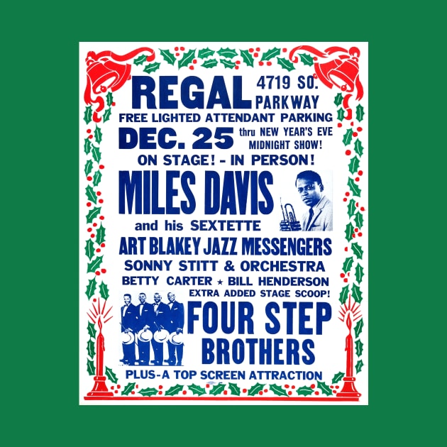 Vintage Jazz Christmas Concert Poster (Chicago, 1959) by Scum & Villainy