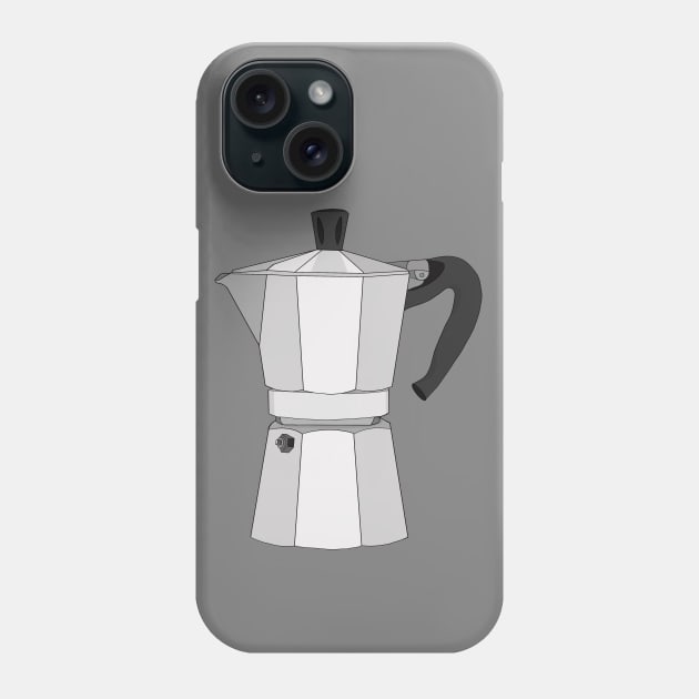 Vintage Espresso Maker Moka Pot Coffee Phone Case by DiegoCarvalho