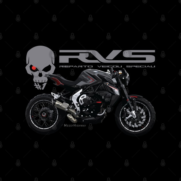 MV Agusta RVS#1 18 black, sl by MessyHighway