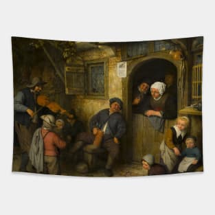 The Fiddler by Adriaen van Ostade Tapestry