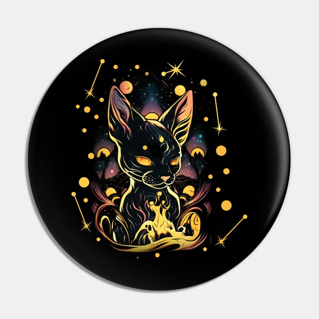 Spacecat Pin by ArtRoute02