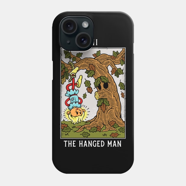 Hanged Man - Mystical Medleys - Vintage Cartoon Tarot Phone Case by Mystical Medleys