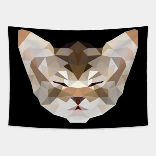 cat polygon kitten Tapestry