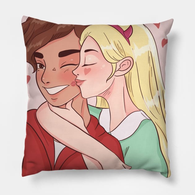 Star Butterfly Pillow by shenlock