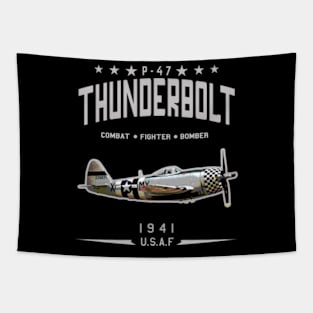 WW2 Aircraft P-47 Tapestry