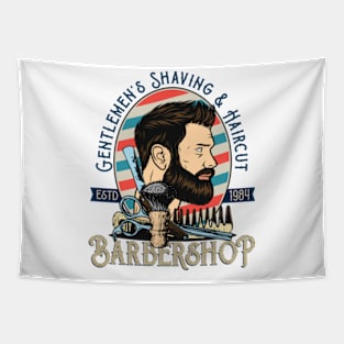 GENTLEMEN'S SHAVING & HAIRCUT Tapestry