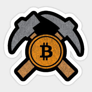 Cryptocurrency Mining Stickers Teepublic - roblox mining simulator codes list stickers teepublic