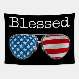 USA PILOT GLASSES BLESSED Tapestry