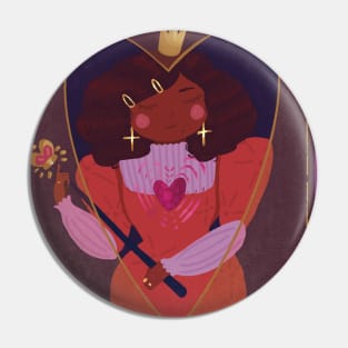 queen of hearts Pin