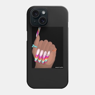 I LOVE YOU NAILS Phone Case