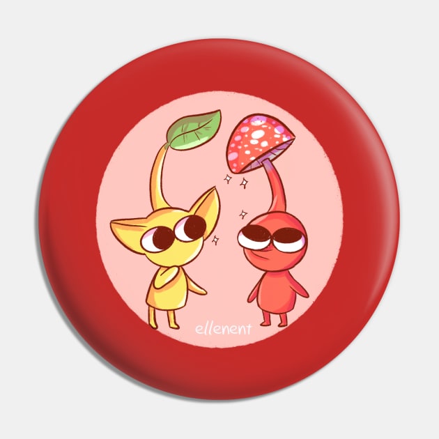 Mushroom Pikmin Pin by ellenent