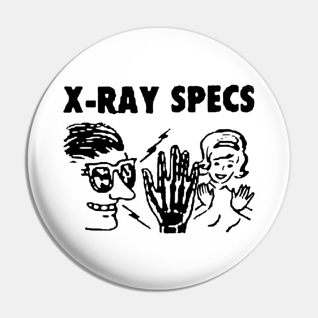 X-Ray Specs Vintage Comic Book ad Graphic Novelty 70s Pin by AtomicMadhouse