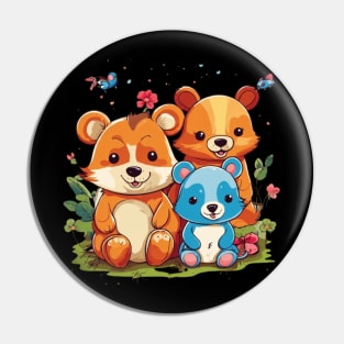 Playful kids animal design sticker For Car Girl Boy Kids Gift Pin