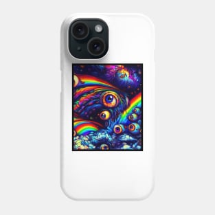 Psychedelic abstract artwork Phone Case