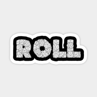 Roll dice mosaic Magnet