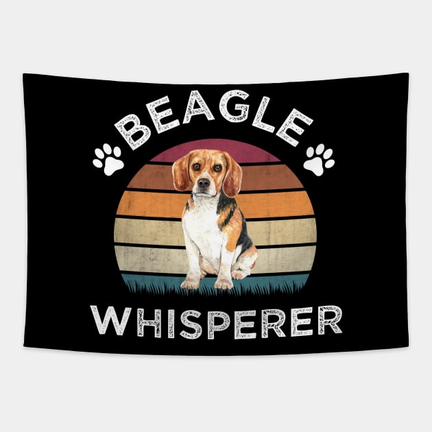 Beagle Whisperer For Beagle Lovers Tapestry by madani04