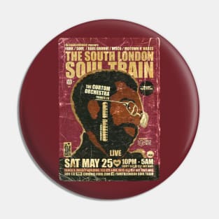 POSTER TOUR - SOUL TRAIN THE SOUTH LONDON 96 Pin