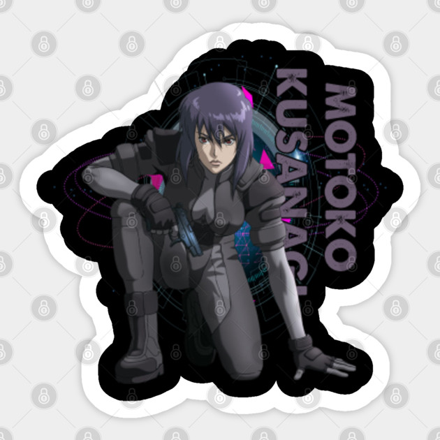 Retro Japanese Action Anime Ghost In The Shell Character Motoko