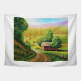 Country Road Tapestry