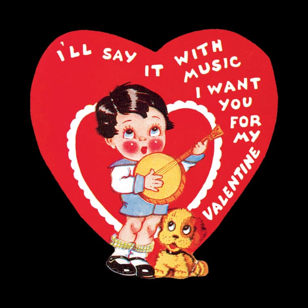 Retro Valentine's Day Heart by MasterpieceCafe