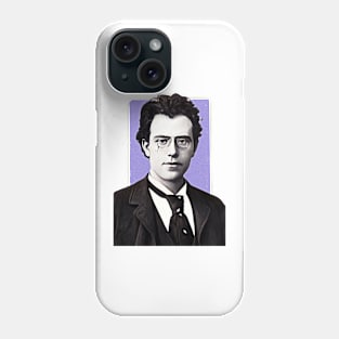 Famous Composer Gustav Mahler illustration Phone Case