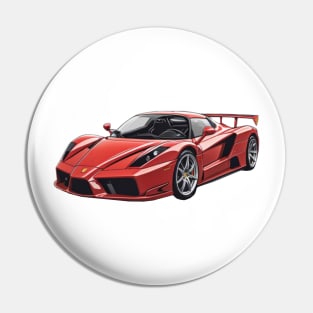 Ferrari Enzo victor art Pin