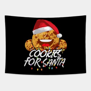 Funny Christmas Cookies For Santa Tapestry