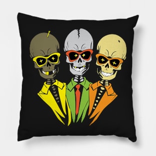 Three skeletons Pillow