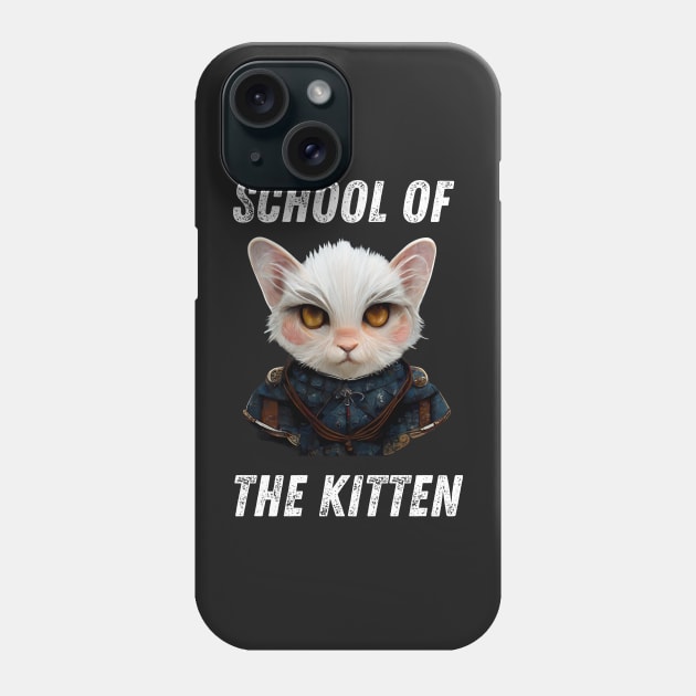 School of the Kitten - Cat in Medieval Armor - Pet - Fantasy - Funny Cute Puppy Witcher Phone Case by Fenay-Designs