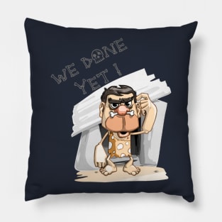 quarantine Cave man 2020 Pillow