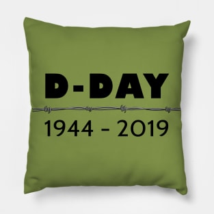 D Day 75 Year Anniversary Pillow