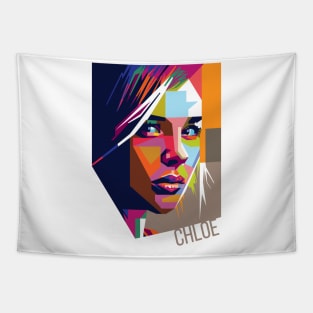 Chloë Grace Moretz Pop Art Tapestry