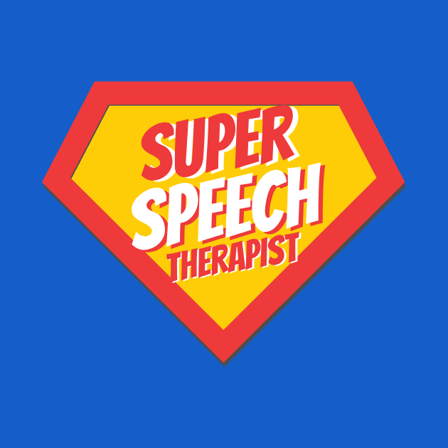 Speech Therapist Gifts | Super Speech Therapist by BetterManufaktur