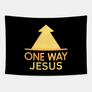 One Way Jesus | Christian Tapestry