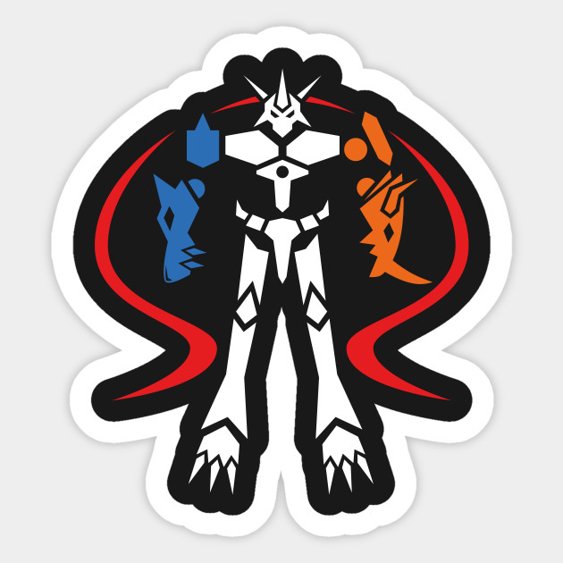 Team Omega Digimon Sticker Teepublic Au