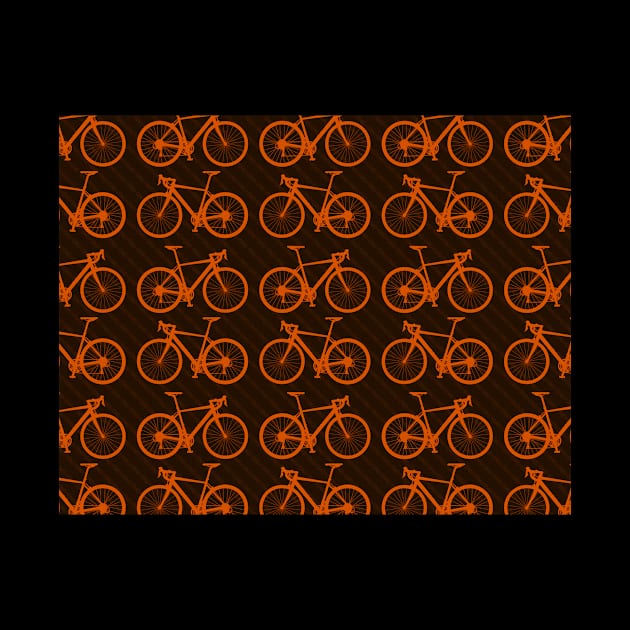 Orange Route Bike by Drumsartco