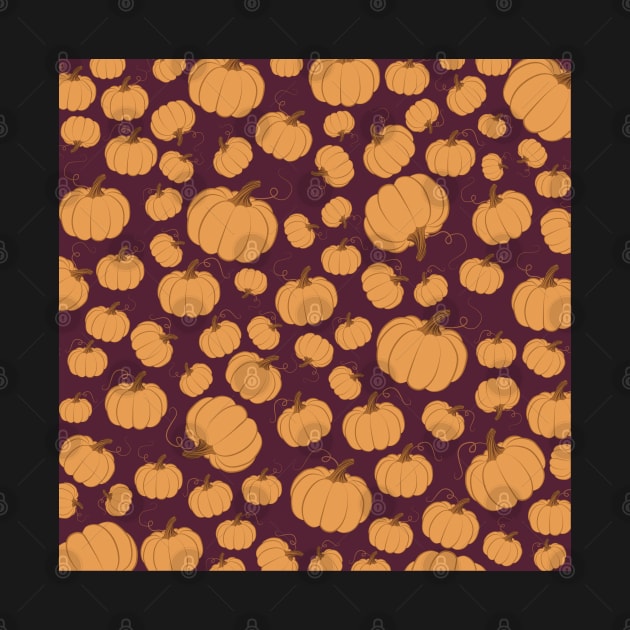 Maroon Pumpkin Patch by TurtleNotes