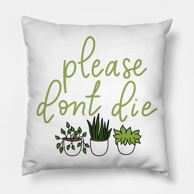 plant lover Pillow by nicolecella98