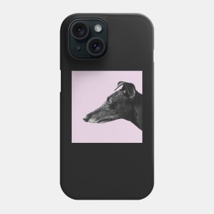 Greyhound Profile Design Phone Case