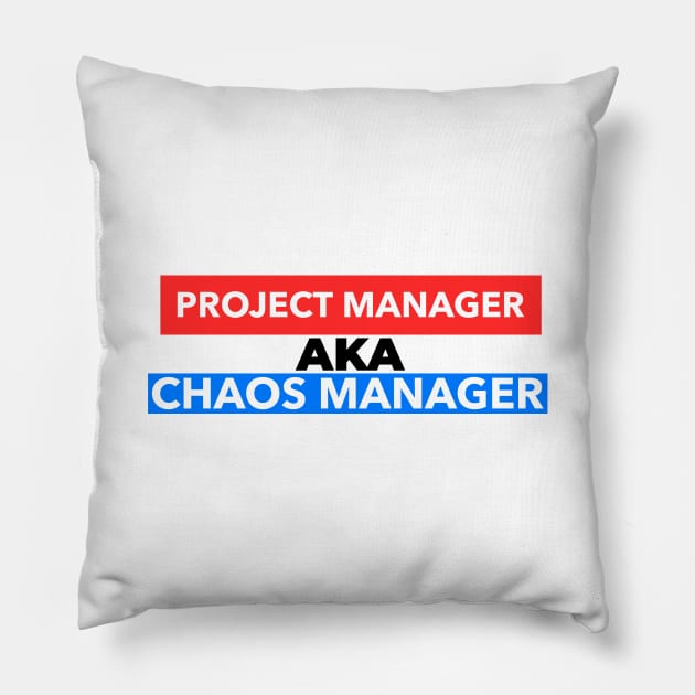 Chaos Manager Pillow by ForEngineer