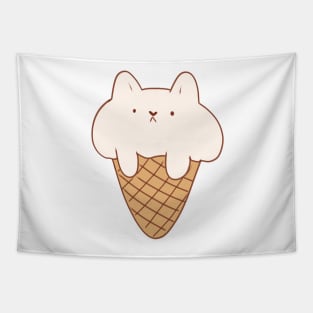 Vanilla Ice cream cat Tapestry