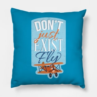 AVIATOR AIRPLANE QUOTE Pillow