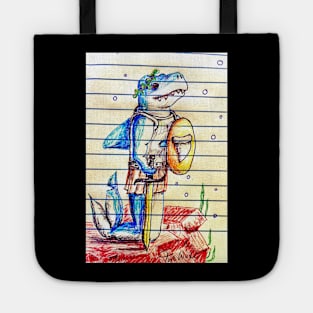 The Most Couragous Shark Ever! Tote