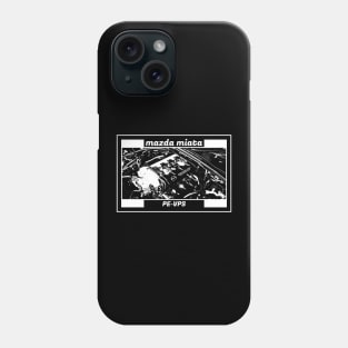 Mazda Miata MX-5 ND ENGINE (Black Version) Phone Case